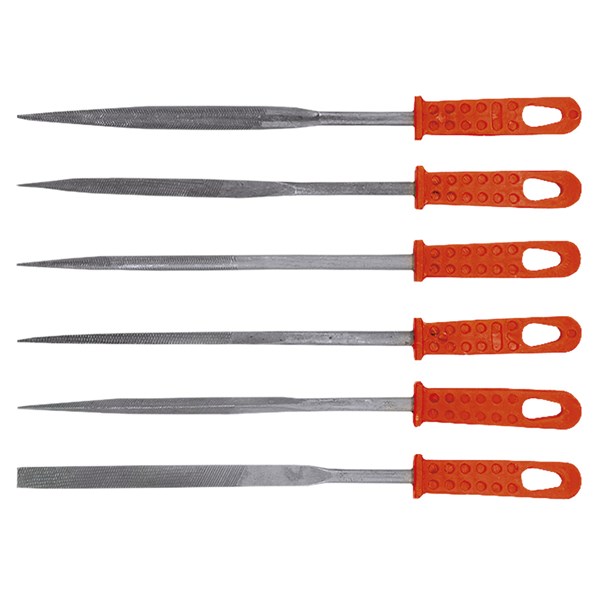 TOPEX Nålefiler for metall 6-pakning Topex Neo Grafit - P2125424 - 2125424