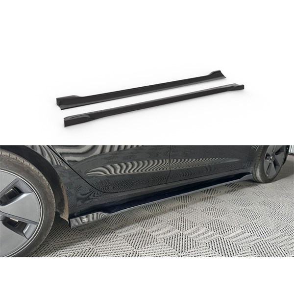 Sideskjørt Tesla Model 3 2017-2023 & FL 2023- MOTORDROME Motordrome