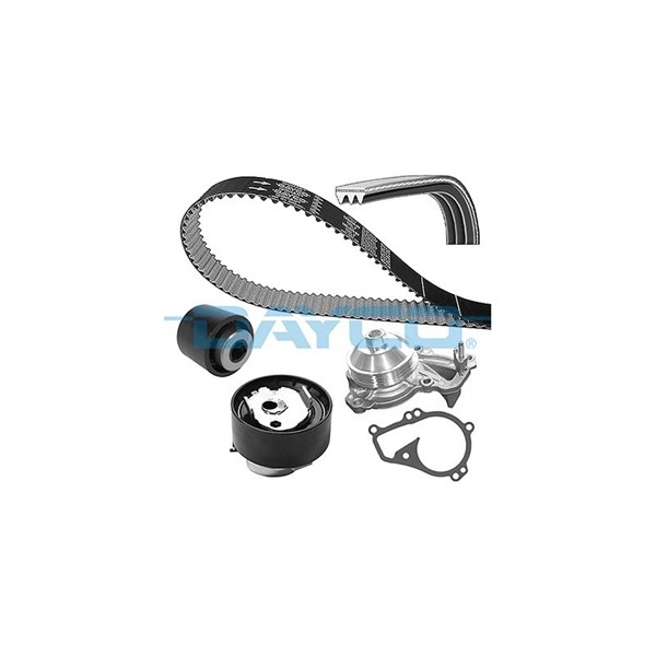 Vannpumpe + tannremmsett DAYCO DAYCO