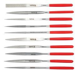 Diamant nålfilsett 10 stk 4x160x50 YATO Yato