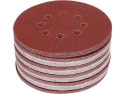 Slipeskivesett, eksentersliper Ø 150mm 8Ho P60 50stk Yato YT-8345 Yato