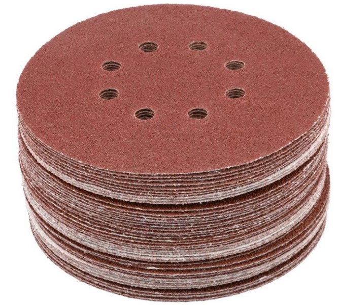 Slipeskivesett, eksentersliper Ø 150mm 8Ho P80 50stk Yato YT-8345 Yato