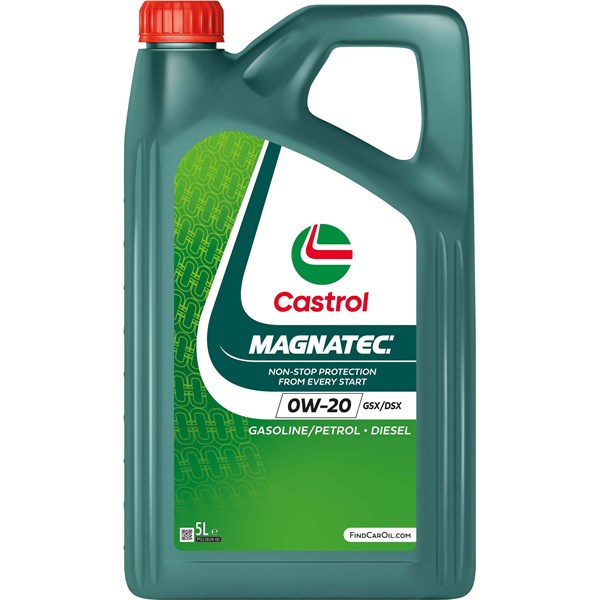 Motorolje Castrol MAGNATEC 0W-20 GSX/DSX CASTROL - alfa romeo, fiat, honda, hyundai, jeep, kia, lotus, mg, nissan, toyota - OE FIAT 9.55535-DSX, FIAT