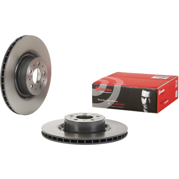 Bremseskive Innvendig ventilert, Framaksel BREMBO BREMBO