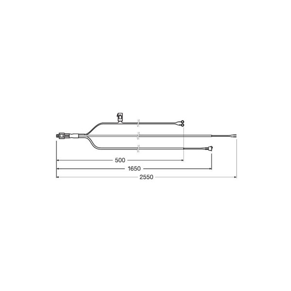 Kabelnett LEDriving Wire Harness AX 1LS 12V OSRAM OSRAM