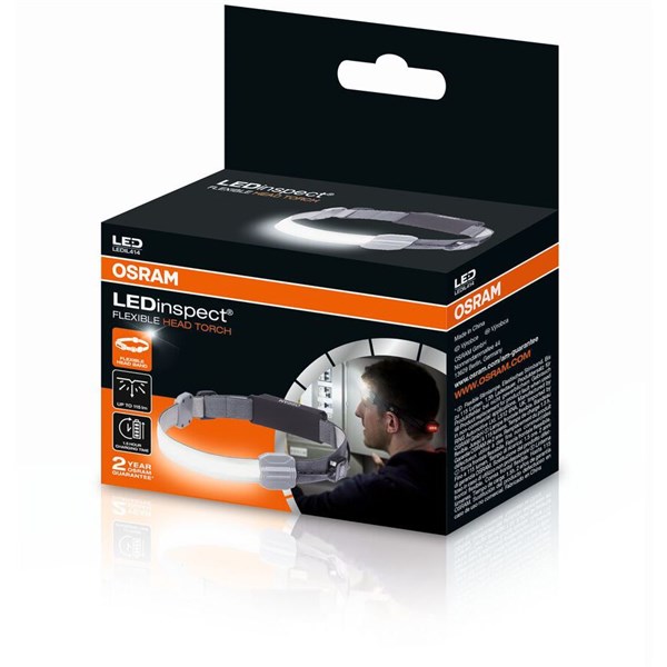 OSRAM Hodelykt LEDinspect FLEXIBLE HEAD TORCH 3,7V - P2165278 - 2165278