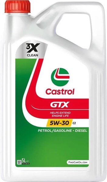 Motorolje Castrol GTX 5W-30 C2 CASTROL EDGE 5W-30 LL CASTROL