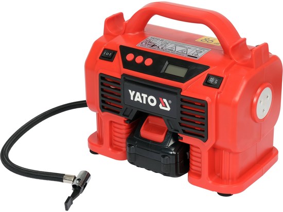 Batteridrevet luftkompressor 18V 11bar 12l/min YATO Yato Batteridrevet luftkompressor 18V 11bar 12l/min YATO Yato