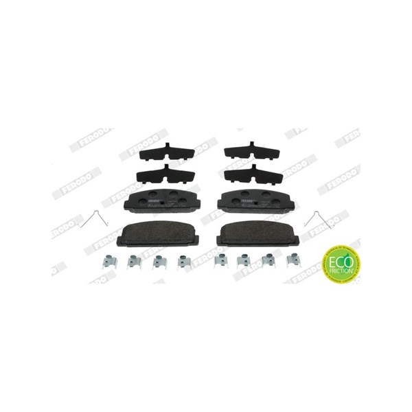 Bremseklosser sett, Bakaksel FERODO Premier eco friction FERODO