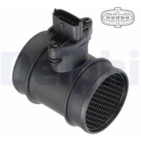 Luftmassemåler 12V DELPHI DELPHI