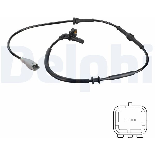 ABS Sensor, Venstre bakaksel DELPHI DELPHI