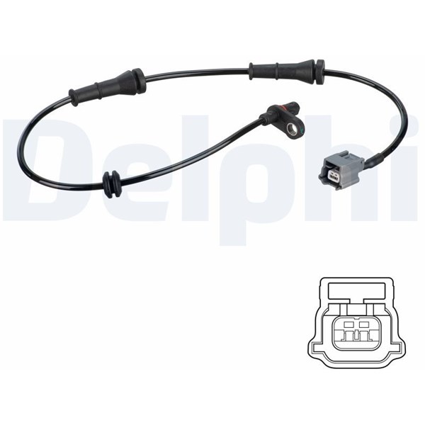 ABS Sensor, Høyre bakaksel DELPHI DELPHI