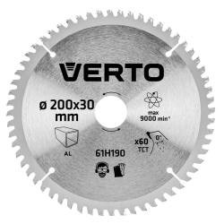 VERTO Sagblad 200 x 30 mm 60 T for aluminium - P2209931 - 2209931
