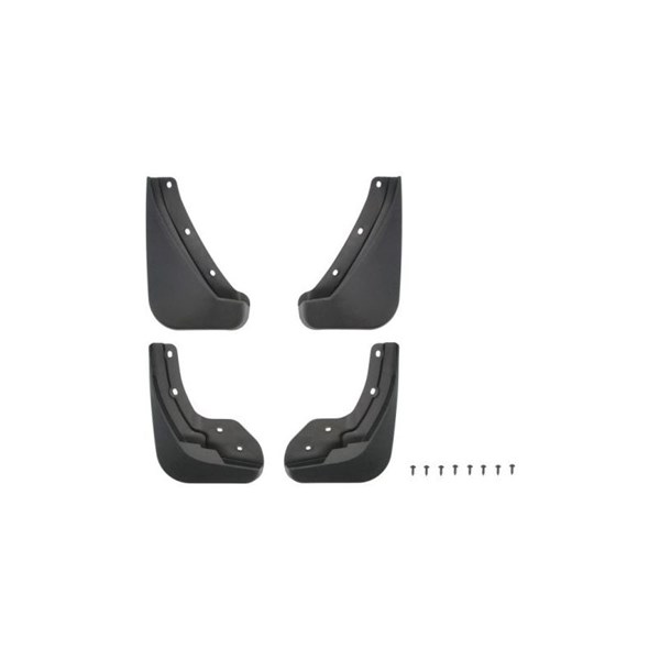 Skvettvegg, Bakaksel, Foran høyre, Foran venstre BLIC Blic