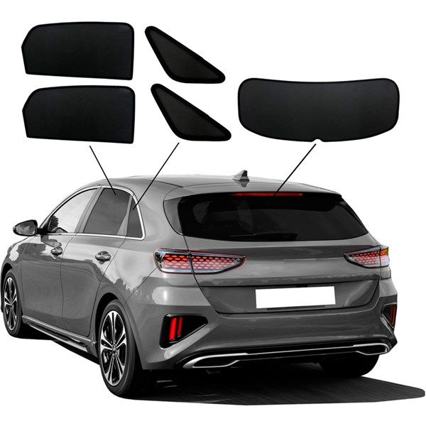 Solskjerm Kia Cee'd (CD) HB 5-doors, Bak SUNCLIP SunClip