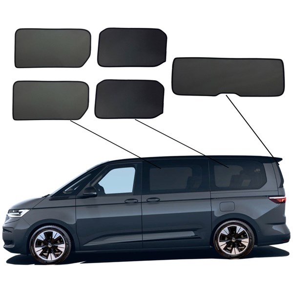 Solskjerm Volkswagen Multivan T7 (long wheel base), Bak SUNCLIP SunClip