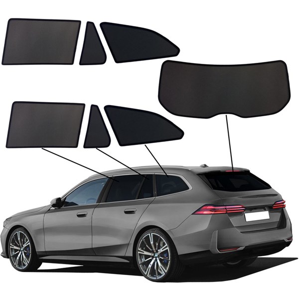 Solskjerm BMW 5-Series G61 Touring incl. i5, Bak SUNCLIP SunClip