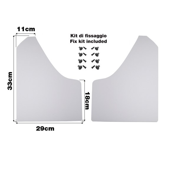 Skvettlappsett Simoni Racing inkl. monteringsskruer SIMONI RACING Simoni Racing