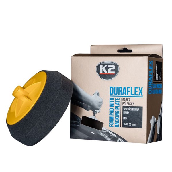 K2 DURAFLEX - skumdyna med stödplatta M14 svart ytbeha - P2253824 - 2253824