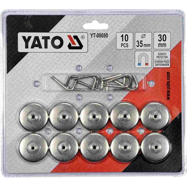 Magnetisk krokesett 10 stk. YATO Yato