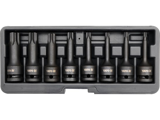 Strømpiper med torx 8 stk. 1/2" YATO Yato