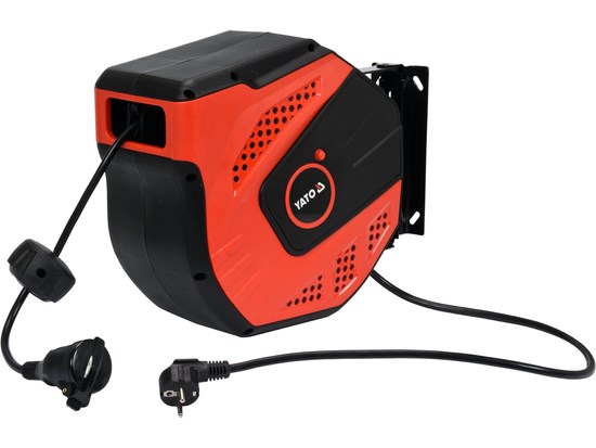 Vegghengt kabeltrommel 20m YATO Yato