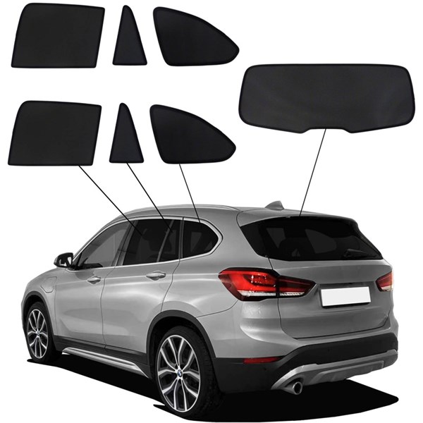Solskjerm BMW X1 F48 5-doors, Bak SUNCLIP SunClip