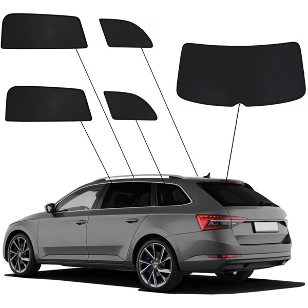 Solskjerm Skoda Superb 3V Kombi, Bak SUNCLIP SunClip