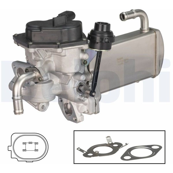 Egr-ventil 12V DELPHI DELPHI