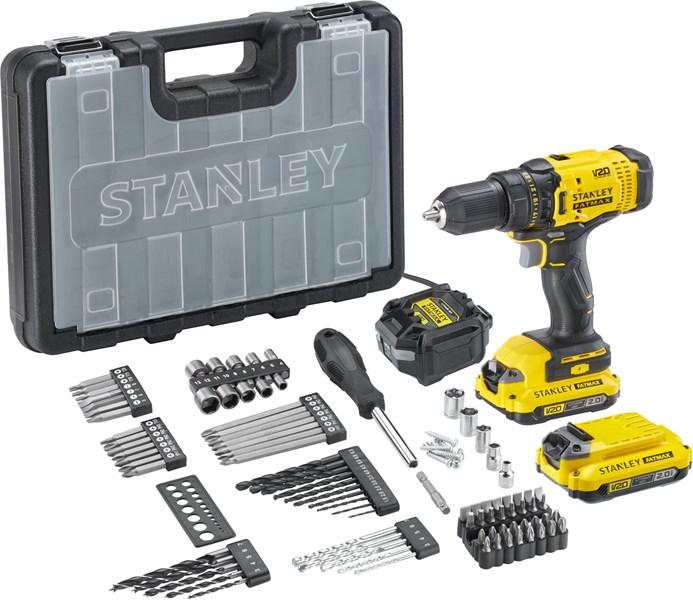 Bor-/skrutrekker FATMAX med 2 batterier 20V 2Ah STANLEY Stanley