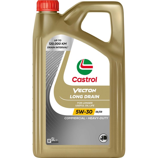 Motorolja Castrol Vecton LD 5W-30 E6.E9 5L CASTROL Løvkurv 35L CASTROL
