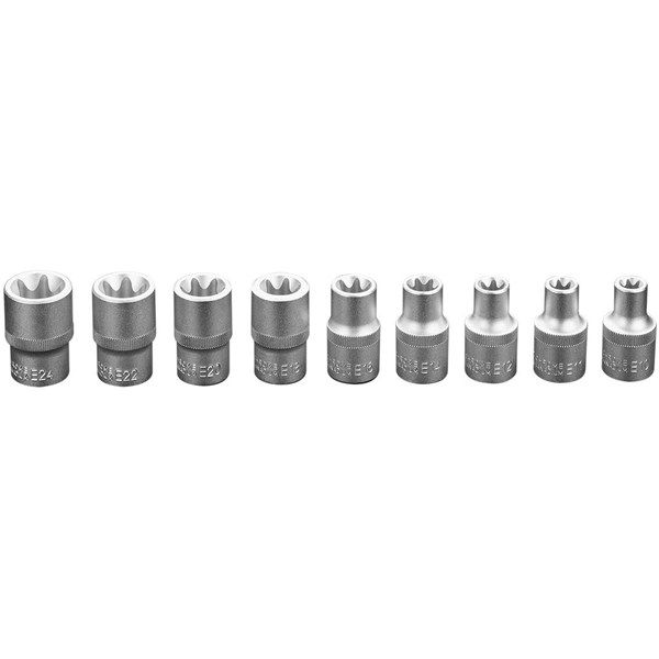 Torxhylsesett 1/2" 9 deler NEO Neo