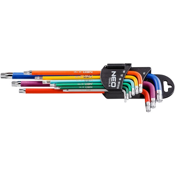 Torxnøkkelsett T10–T50 9 deler NEO Neo