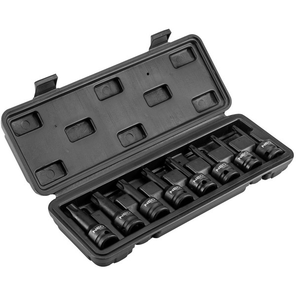 Torx slaghylsesett 8 deler NEO Neo