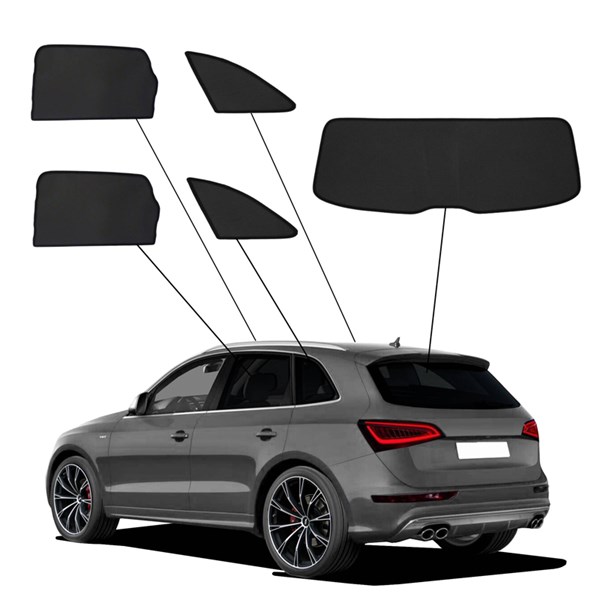 Solskjerm Audi Q5 (8R) 2008-2016, Bak SUNCLIP SunClip