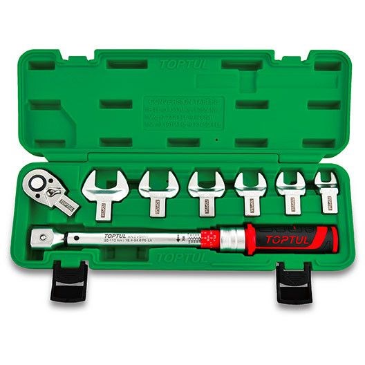 Momentnøkkelsett utskiftbare hoder TOPTUL Toptul