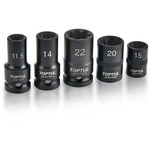 Bremsekaliperhylse 1/2" 22 mm TOPTUL Toptul