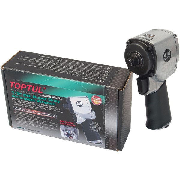 Trykkluftdrevet muttertrekker 1/2" 678 Nm TOPTUL Toptul