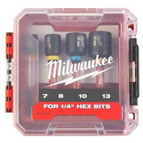Magnetiska mutterdragare 4 delar MILWAUKEE - 2363228