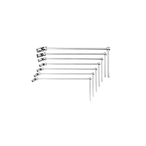 T-handtagsnycklar hex med led 7 delar MILWAUKEE - 2363237