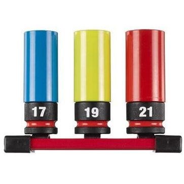 Krafthylsesett 1/2" 3 deler MILWAUKEE MILWAUKEE