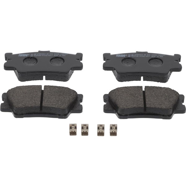 Bremseklosser sett, Bakaksel FERODO Premier eco friction FERODO