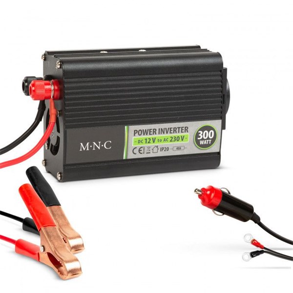 Spenningsomformer 12V til 230V 300W CARGUARD Carguard