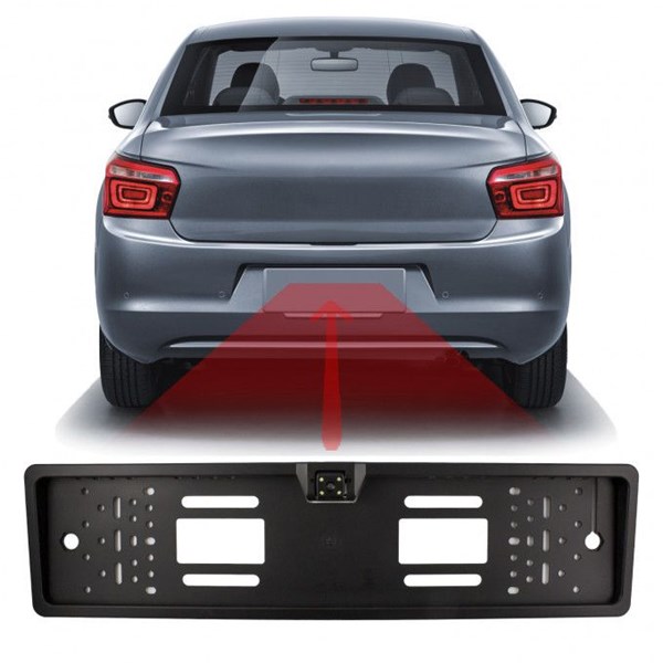 Ryggekamera for registreringsskilt CARGUARD Carguard