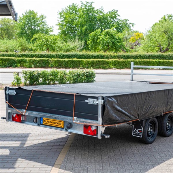 Presenning tilhenger 1,6x2,5 m BLACK+DECKER Black+Decker