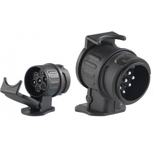Adapter tilhengerkontakt 13/7-polet 12V