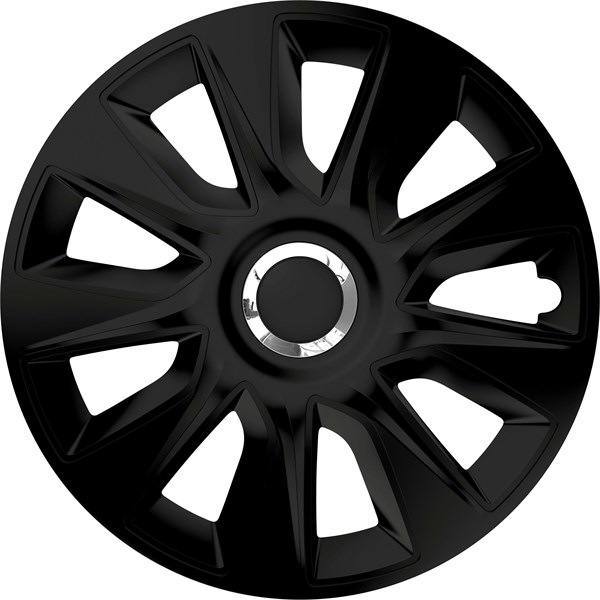 Hjulkapsler Stratos Black RC 17" sett