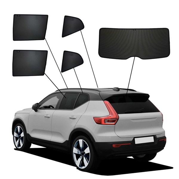 Solskjerm Volvo XC40 & EX40 17- & 24-, Bak SUNCLIP SunClip