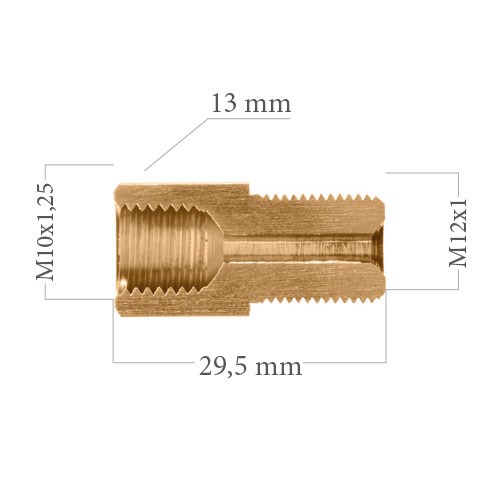 Adapter, bremseledning