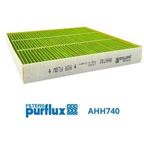 Støvfilter, Foran PURFLUX HEPA-versjon (art.nr.) PURFLUX